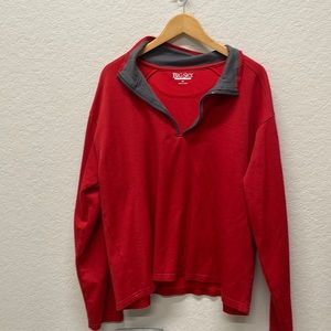Men's Red Pullover Sweatshirt